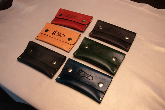 6 leather card pouches