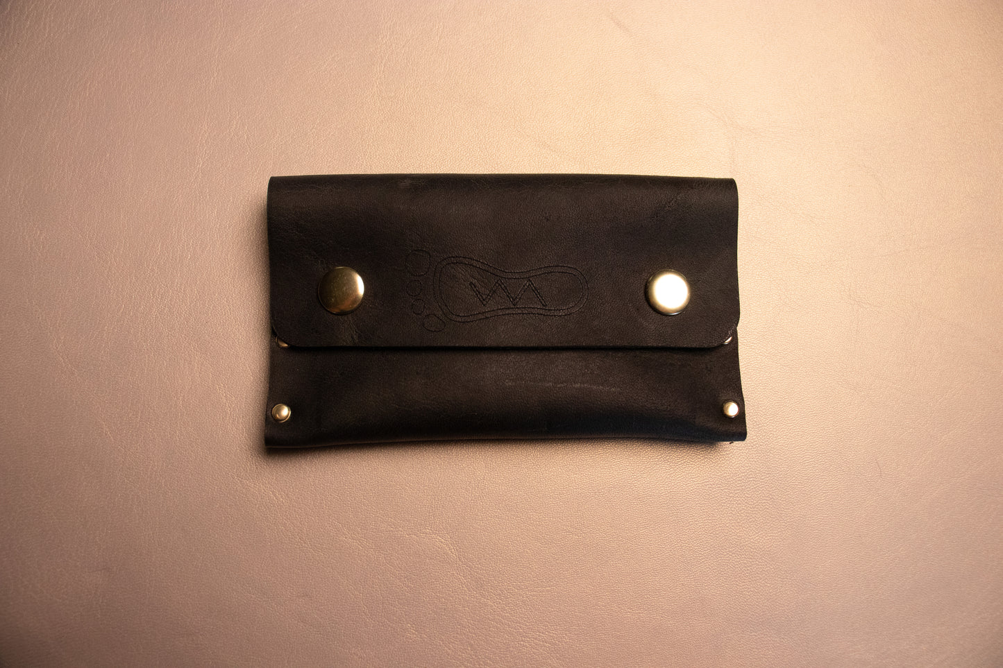 Black Oil Tan Card pouch