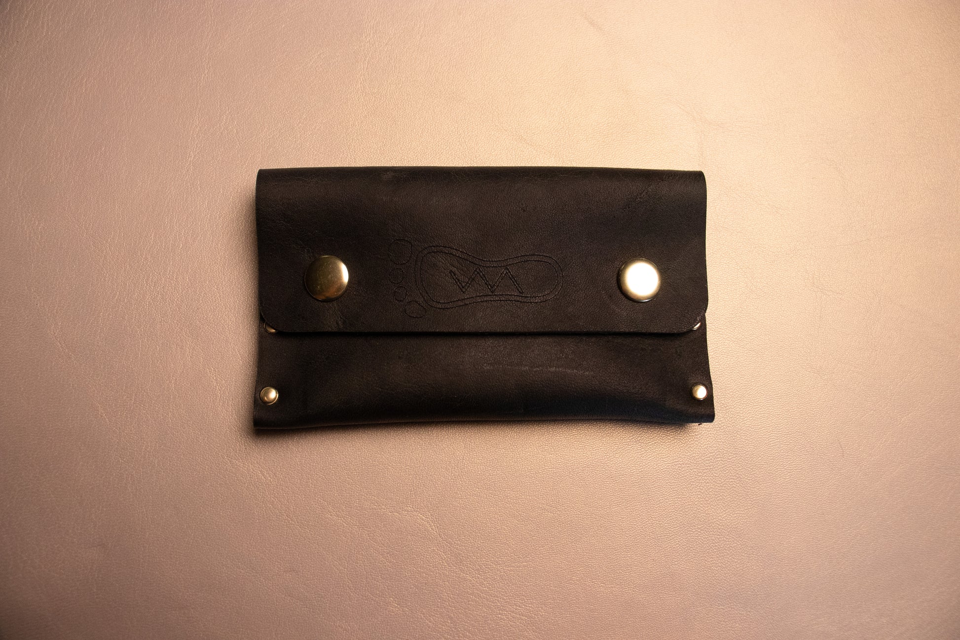 Black Oil Tan Card pouch