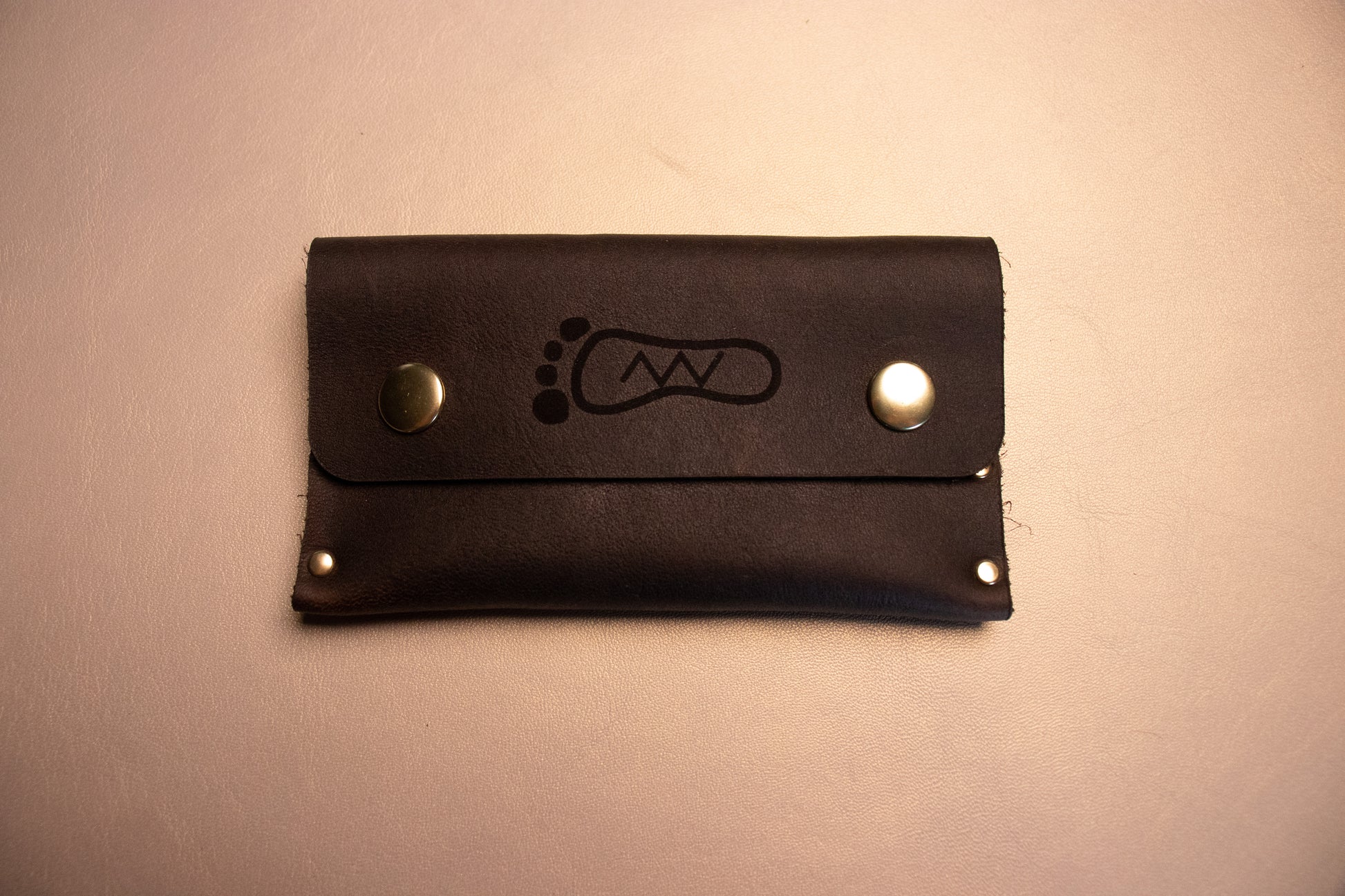 Brown Oil Tanned card pouch