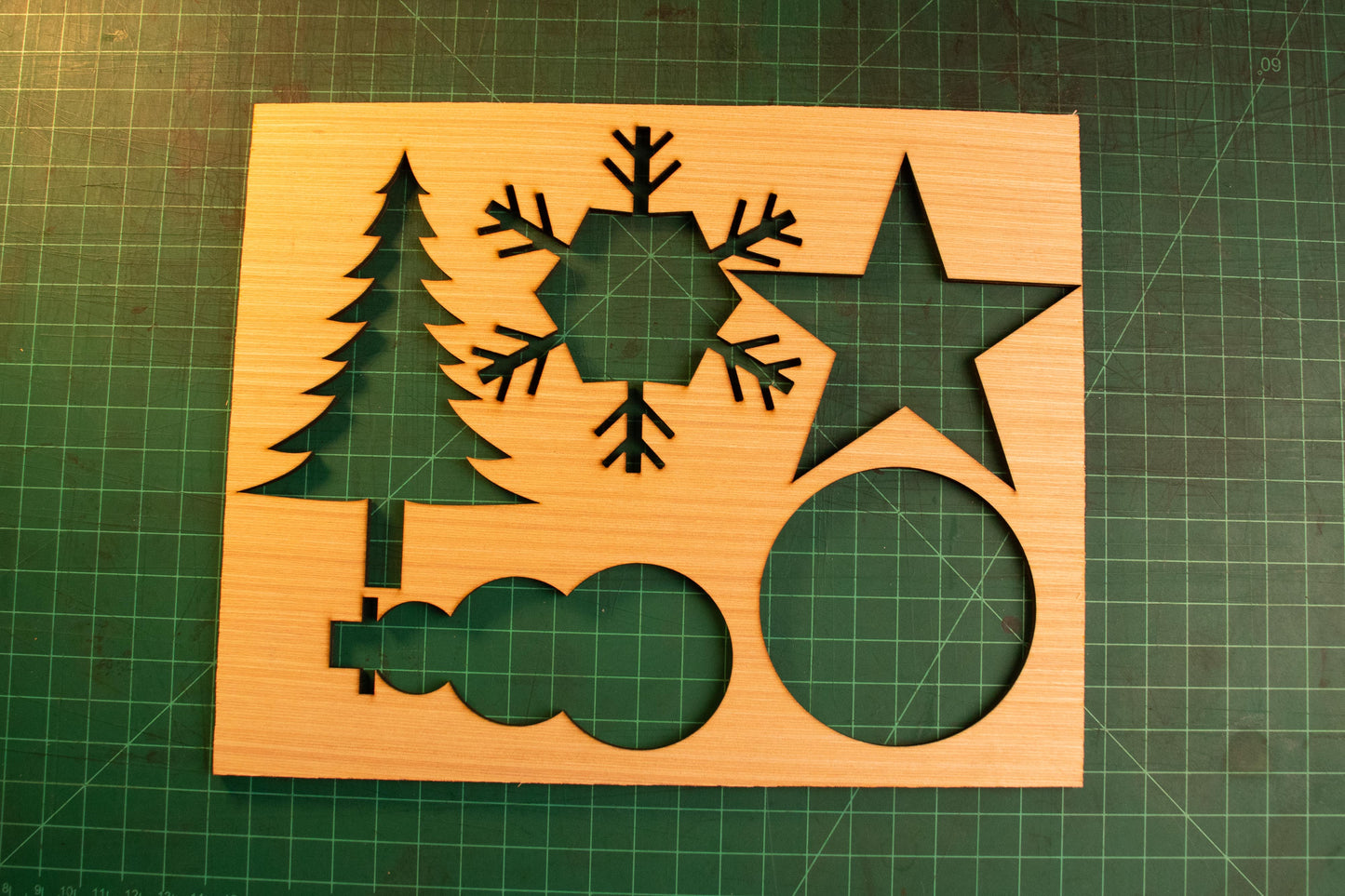 Wooden Christmas ornament