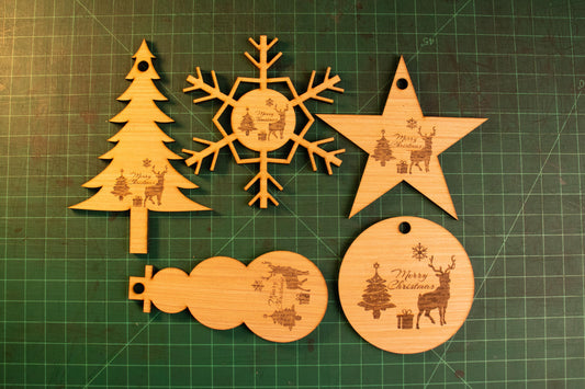 Wooden Christmas ornament